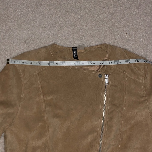 DIVIDED Tan Faux Suede Jacket - Picture 5 of 6